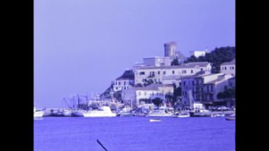 Elba Adası, İtalya 1975: 70 'lerdeki Elba Adası panorama sahnesi