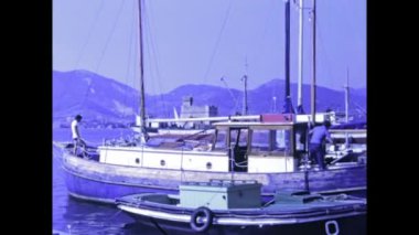 Elba Adası, İtalya 1975: 70 'lerdeki Elba Adası panorama sahnesi