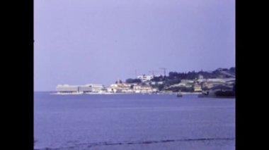 Portoroz, Slovenya Haziran 1976: 70 'lerde Portoroz manzara