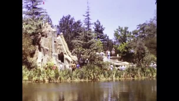 Ορλάντο Ηνωμένες Πολιτείες Μάιος 1981 Disneyland Λούνα Παρκ Άποψη Στη — Αρχείο Βίντεο