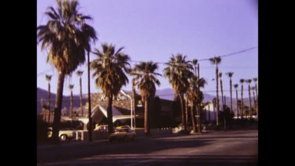 Palm Springs Estados Unidos Maio 1981 Palm Springs Veja Cena — Vídeo de Stock