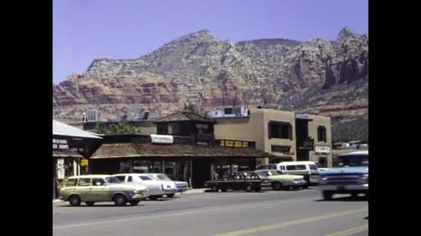 Phoenix United States May 1981 Phoenix Street View Scene 80S — Stock Video
