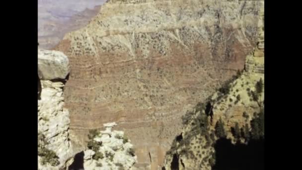 Phoenix Estados Unidos Maio 1981 Vista Grand Canyon Década — Vídeo de Stock