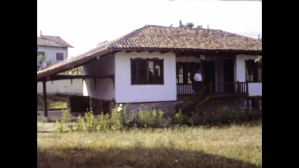 Sofía Bulgaria Junio 1984 Paisaje Rural Búlgaro Los Años — Vídeos de Stock