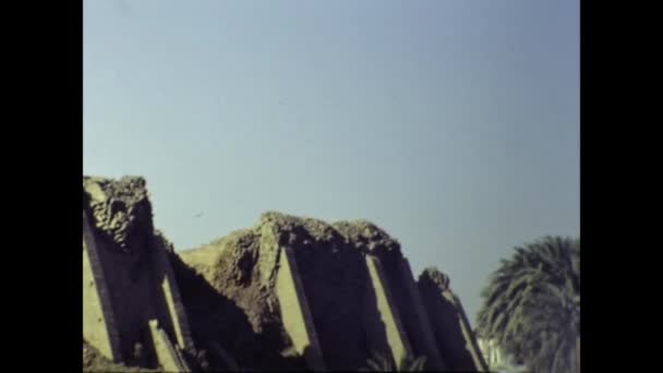 Kings Valley Egyiptom Május 1988 Denderah Régészeti Lelőhely Években — Stock videók