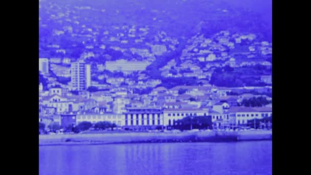 ポルトガル マデイラ島1975年9月 70年代のマデイラ島の風景 — ストック動画