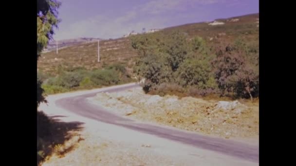 Tânger Marrocos Junho 1970 Vista Cabo Malabata Década — Vídeo de Stock