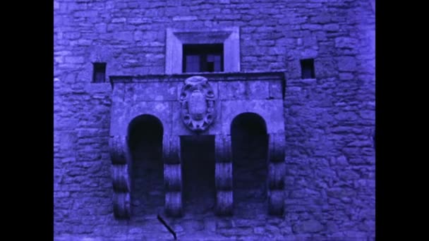 San Marino Olaszország 1975 San Marino Kilátás Években — Stock videók