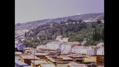 Dubrovnik, Hırvatistan Haziran 1973: Dubrovnik şehir manzarası 70 'lerde