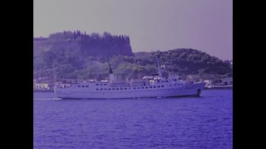 Dubrovnik, Hırvatistan Haziran 1973: Dubrovnik şehir manzarası 70 'lerde