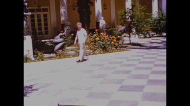 Dubrovnik, Hırvatistan Haziran 1973: Dubrovnik şehir manzarası 70 'lerde