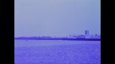 Madeira Adası, Portekiz Eylül 1973: Madeira Adası deniz manzarası 70 'lerde