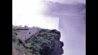Buffalo, Birleşik Devletler Mart 1967: Niagara Şelalesi manzarası