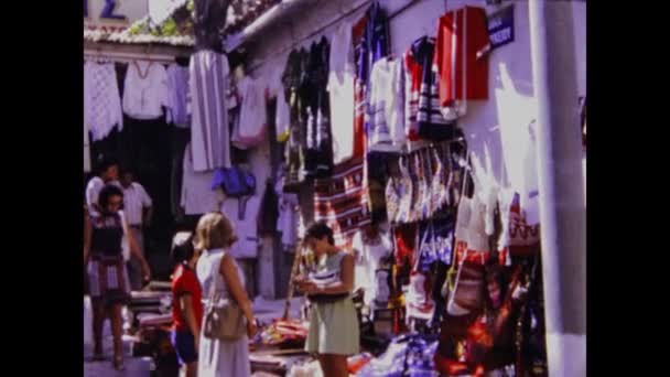 1973年9月 希腊雅典 70年代的雅典城市风景 — 图库视频影像