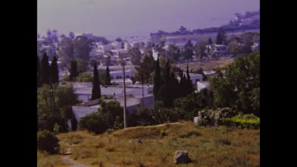 チュニジアチュニス1973年6月 チュニス市の70年代の風景 — ストック動画