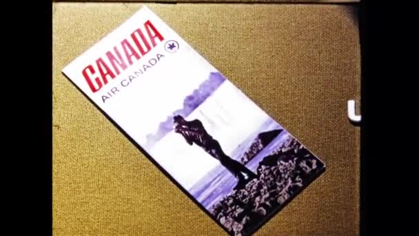 Монреаль Канада Март 1967 Подробности Путешествиях — стоковое видео
