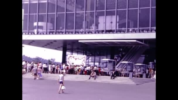 Montreal Kanada Duben 1967 Expo 1967 Mezinárodní Univerzální Výstava Montrealu — Stock video