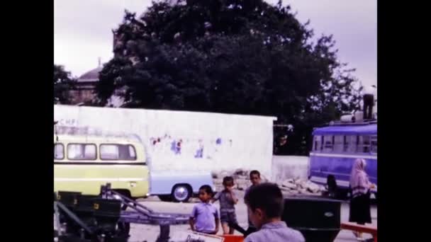 Istanbul Turquie Juin 1969 Les Gens Vivent Dans Scène Istanbul — Video
