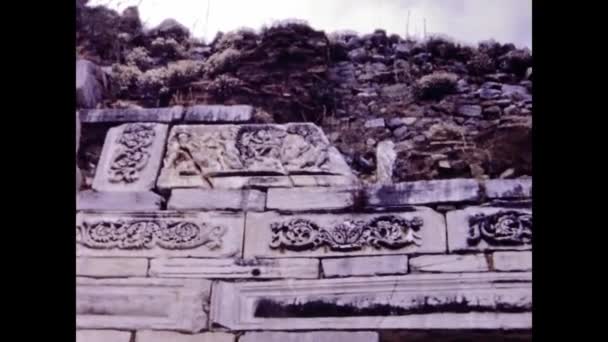 1969年6月 土耳其伊斯坦布尔 六十年代伊斯坦布尔拜占庭废墟现场 — 图库视频影像