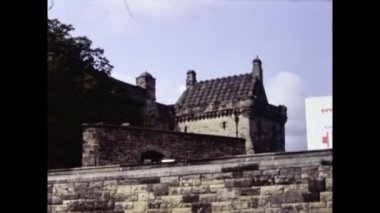 Edinburgh, Birleşik Krallık Ekim 1982: Edinburgh şehir manzarası 80 'lerde
