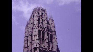 Paris, Fransa Ağustos 1979: Paris şehir manzarası 70 'lerde