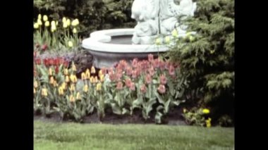 Amsterdam, Hollanda 1982: 80 'lerde Amsterdam şehir manzarası