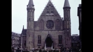 Rotterdam, Hollanda 1982: Rotterdam şehir manzarası 80 'lerde