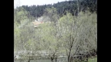 Redipuglia, İtalya 1976: Yeniden puglia şehri hava manzarası 70 'lerde