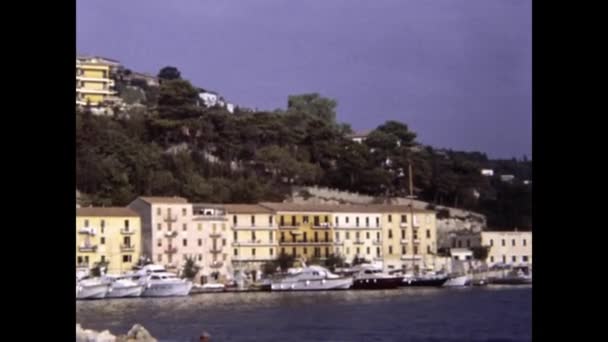 Île Giglio Italie Septembre 1977 Vue Sur Île Giglio Dans — Video
