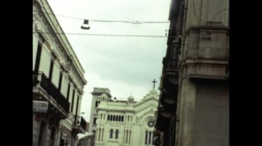 Catanzaro, İtalya: 1980 'lerde Catanzaro şehir manzarası