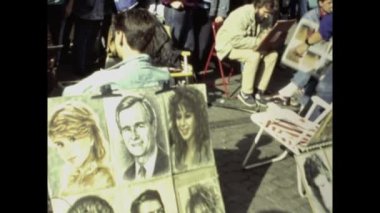 Budapeşte, Macaristan 1989: Budapeşte şehir manzarası 80 'lerde