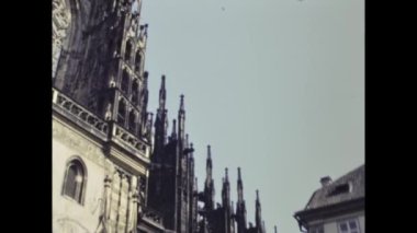 Prag, Çek Cumhuriyeti Eylül 1992: Prag şehir manzarası 90 'larda