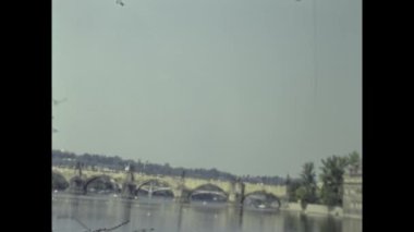 Prag, Çek Cumhuriyeti Eylül 1992: Prag şehir manzarası 90 'larda