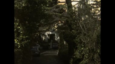 Napoli, İtalya Nisan 1978: Napoli şehir manzarası 70 'lerde