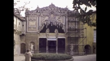 Floransa, İtalya Mart 1981: Floransa şehir manzarası 80 'lerde