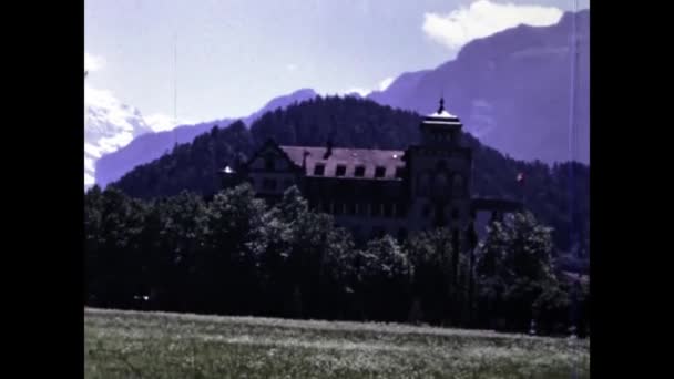 Oberland Schweiz Juni 1976 Brienzsjön Utsiktsscenen Talet — Stockvideo