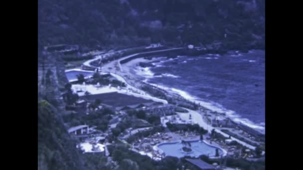 1978年 昭和53年 4月イタリア ナポリ湾70年代 — ストック動画