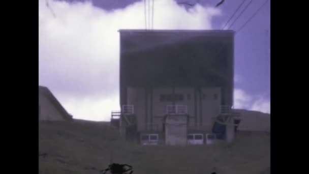 Sorebois Elveția Iunie 1974 Scena Peisajului Montan Sorebois Anii — Videoclip de stoc
