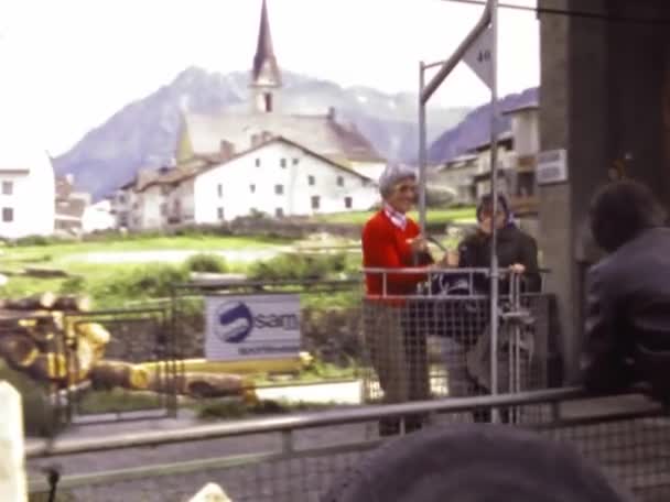 Tirol Del Sur Italia Junio 1973 Paisaje Montaña Del Tirol — Vídeos de Stock