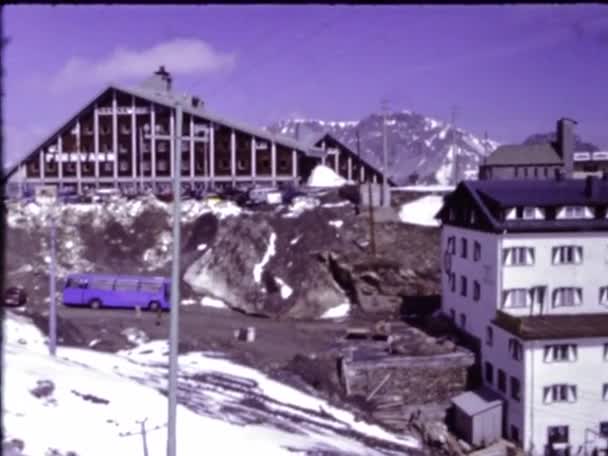Sul Tirol Itália Junho 1973 Sul Tirol Paisagem Montanhosa Cena — Vídeo de Stock