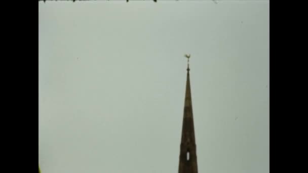 Coventry Birleşik Krallık 1963 Coventry Şehir Manzarası Larda — Stok video