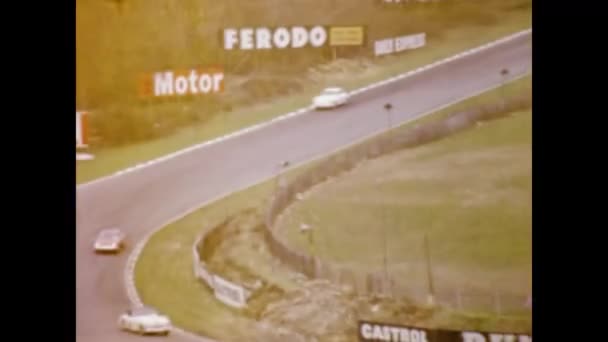 Лондон Велика Британія 1958 Історичні Автомобільні Перегони Круговій Сцені — стокове відео