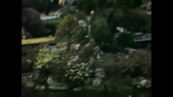 1958年 昭和33年 イギリス ベコンスコット村50歳 — ストック動画