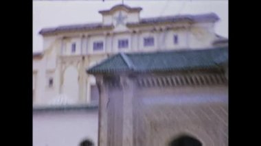 Cadiz, İspanya Mayıs 1962: Cadiz şehir manzarası 60 'larda