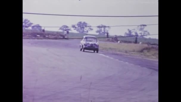 Лондон Великобритания Май 1955 Историческая Автомобильная Гонка Кольцевой Сцене — стоковое видео