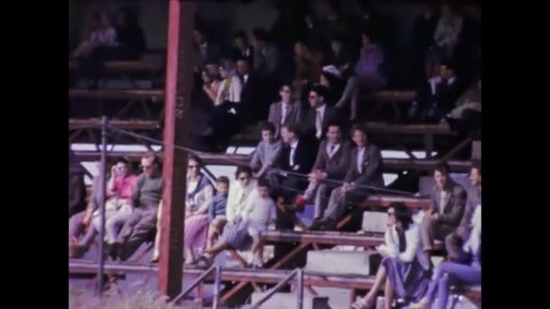 London Egyesült Királyság May 1955 Historic Car Race Circuit Scene — Stock videók