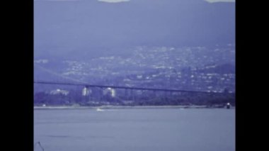 Vancouver, Kanada Temmuz 1987: Vancouver şehir manzarası 80 'lerde