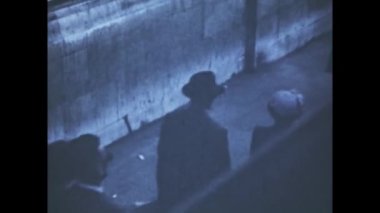 Amsterdam, Hollanda Mayıs 1948: 40 'lı yıllarda yoğun kaldırım kenti