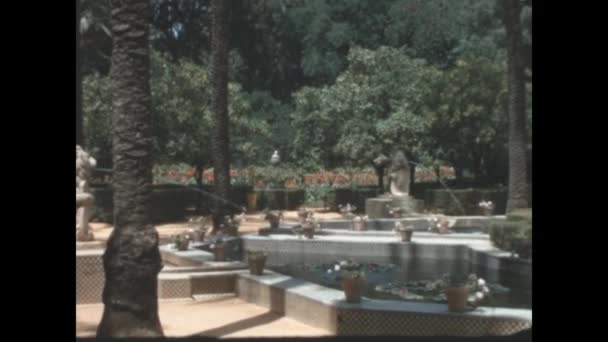 Σεβίλλη Ισπανία Ιούνιος 1977 Σκηνή Θέα Στην Πόλη Της Σεβίλλης — Αρχείο Βίντεο