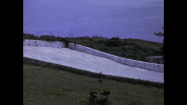 1959年5月バミューダ サマセット ビレッジ 50歳のサマセット ビレッジ — ストック動画